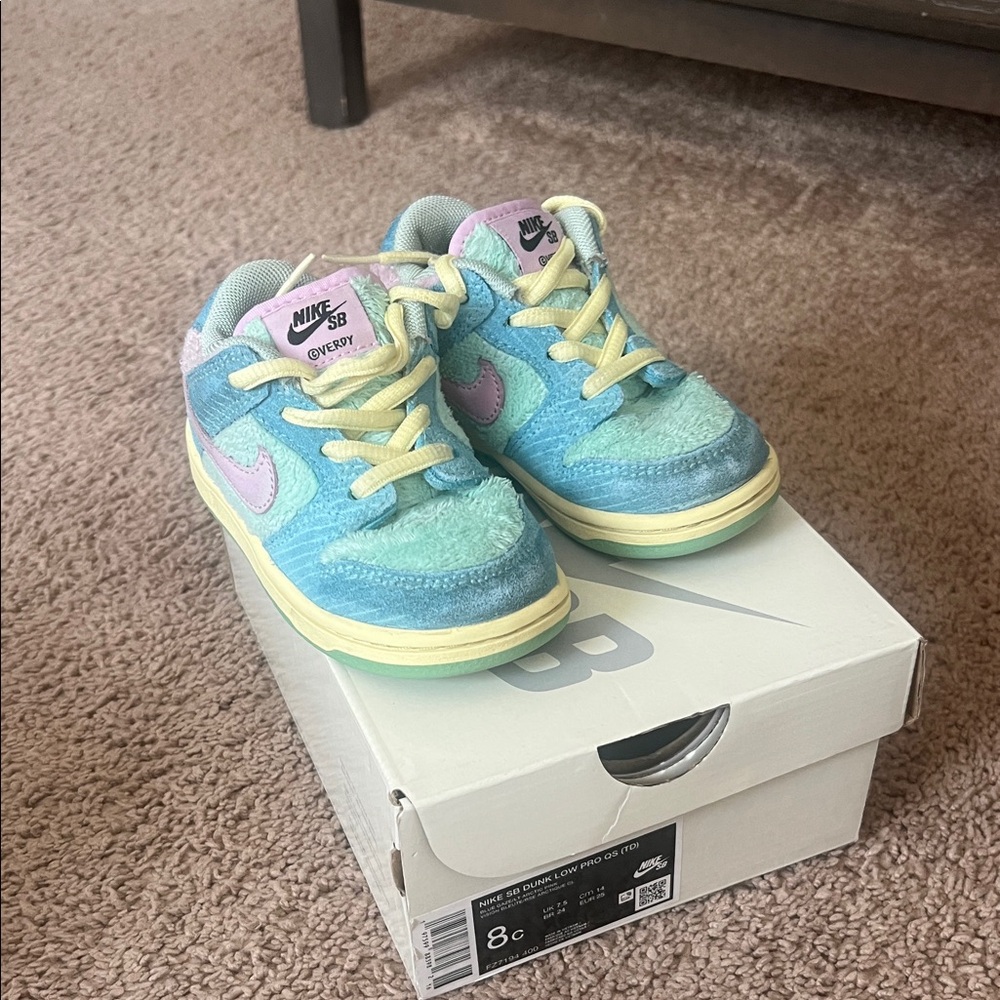 Nike Kids' Aqua and Lavender Sneakers